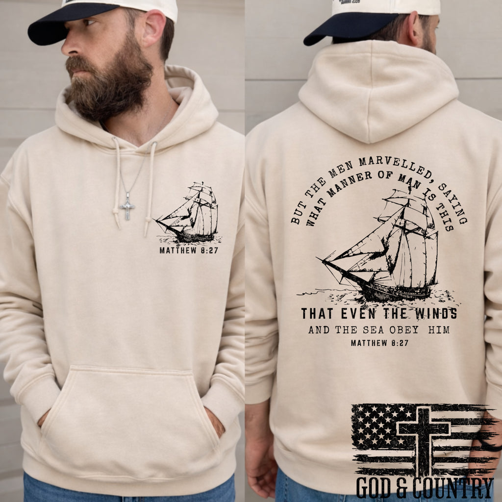 Winds & sea obey Him