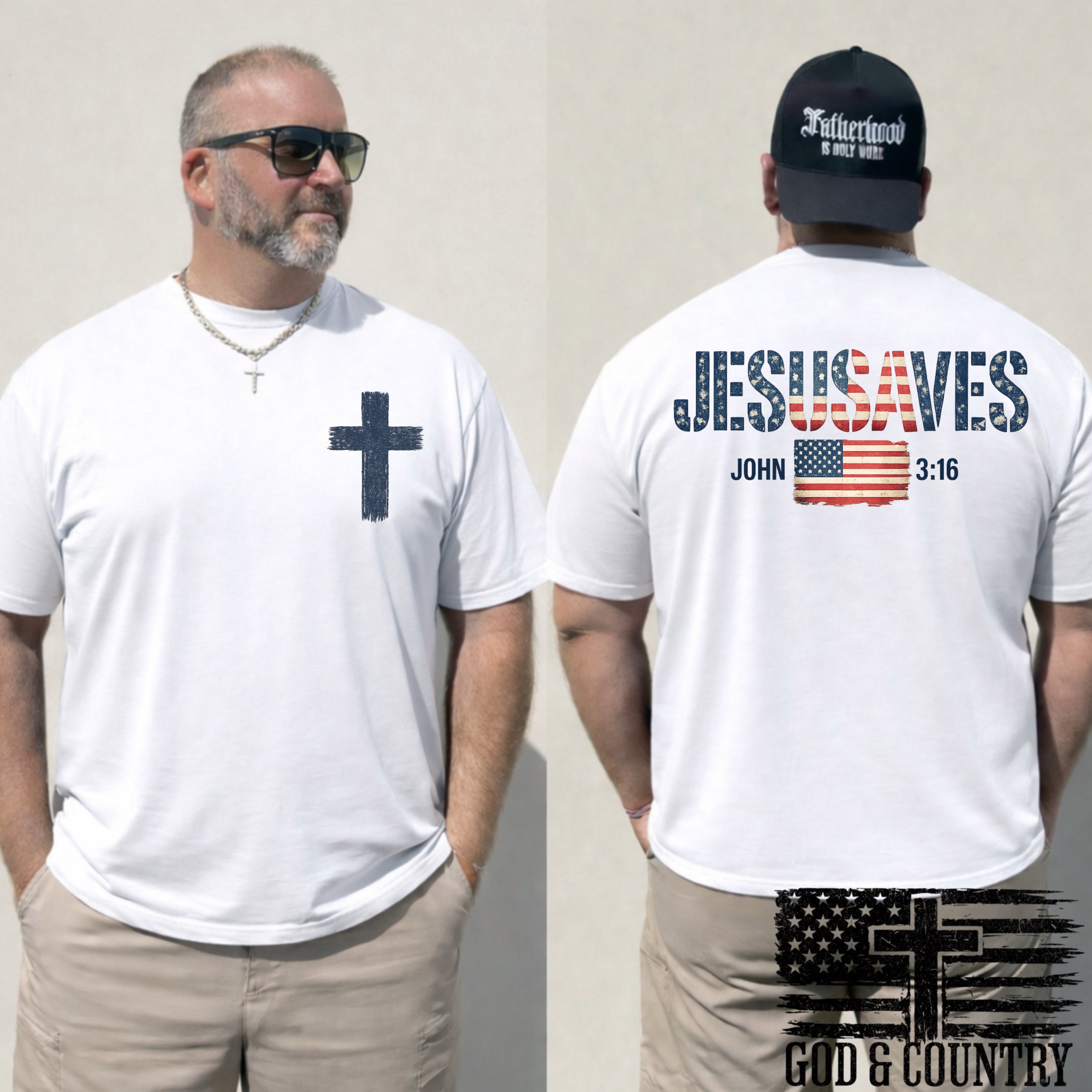 Patriotic Jesus saves