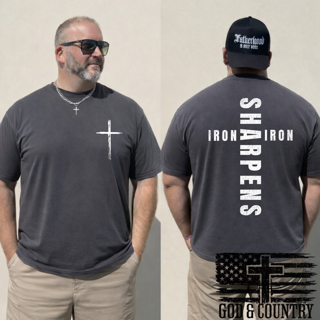 Iron sharpens iron *cross*