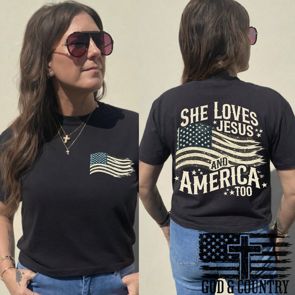 She loves Jesus *flag*