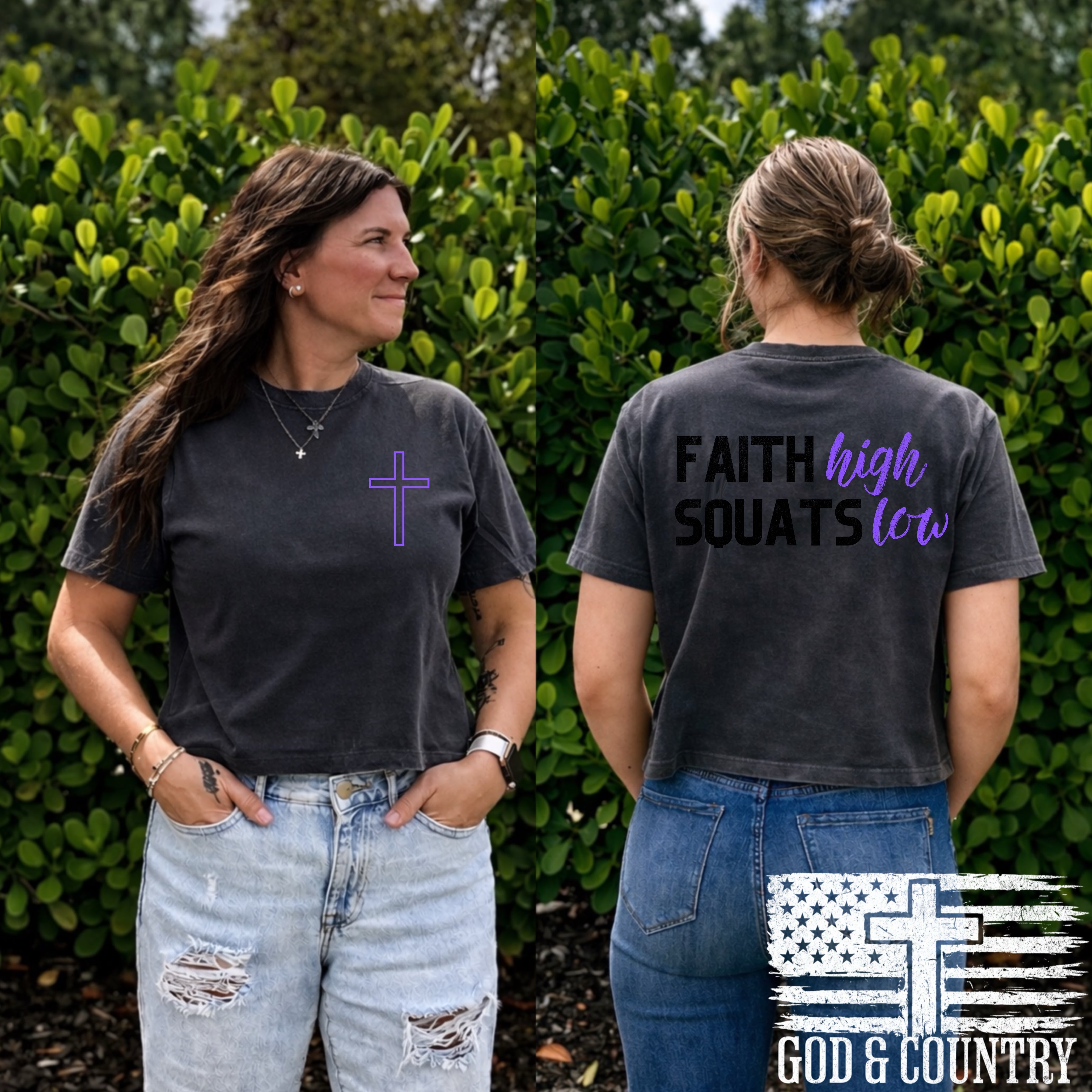 Faith high, squats low