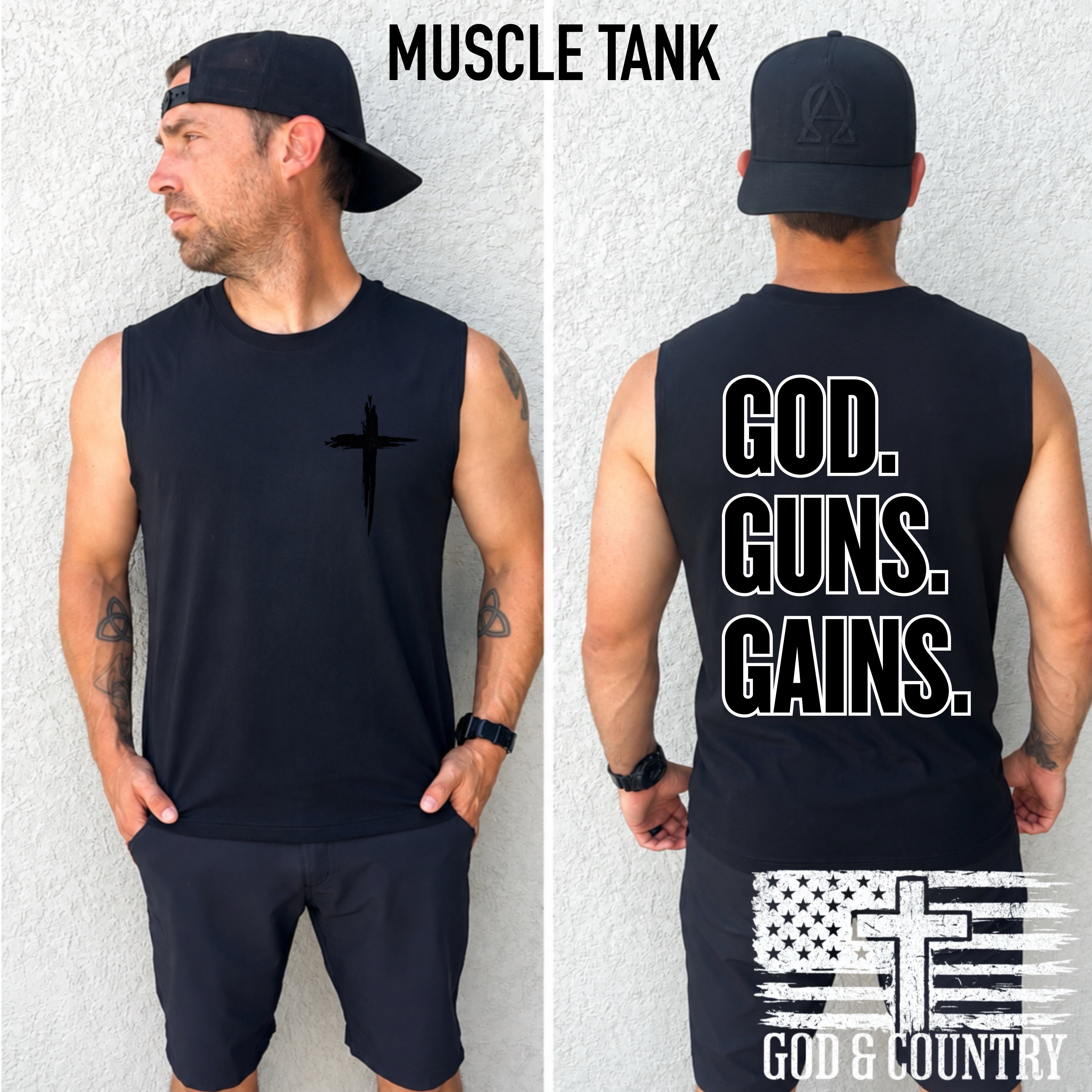 God. Guns. Gains.