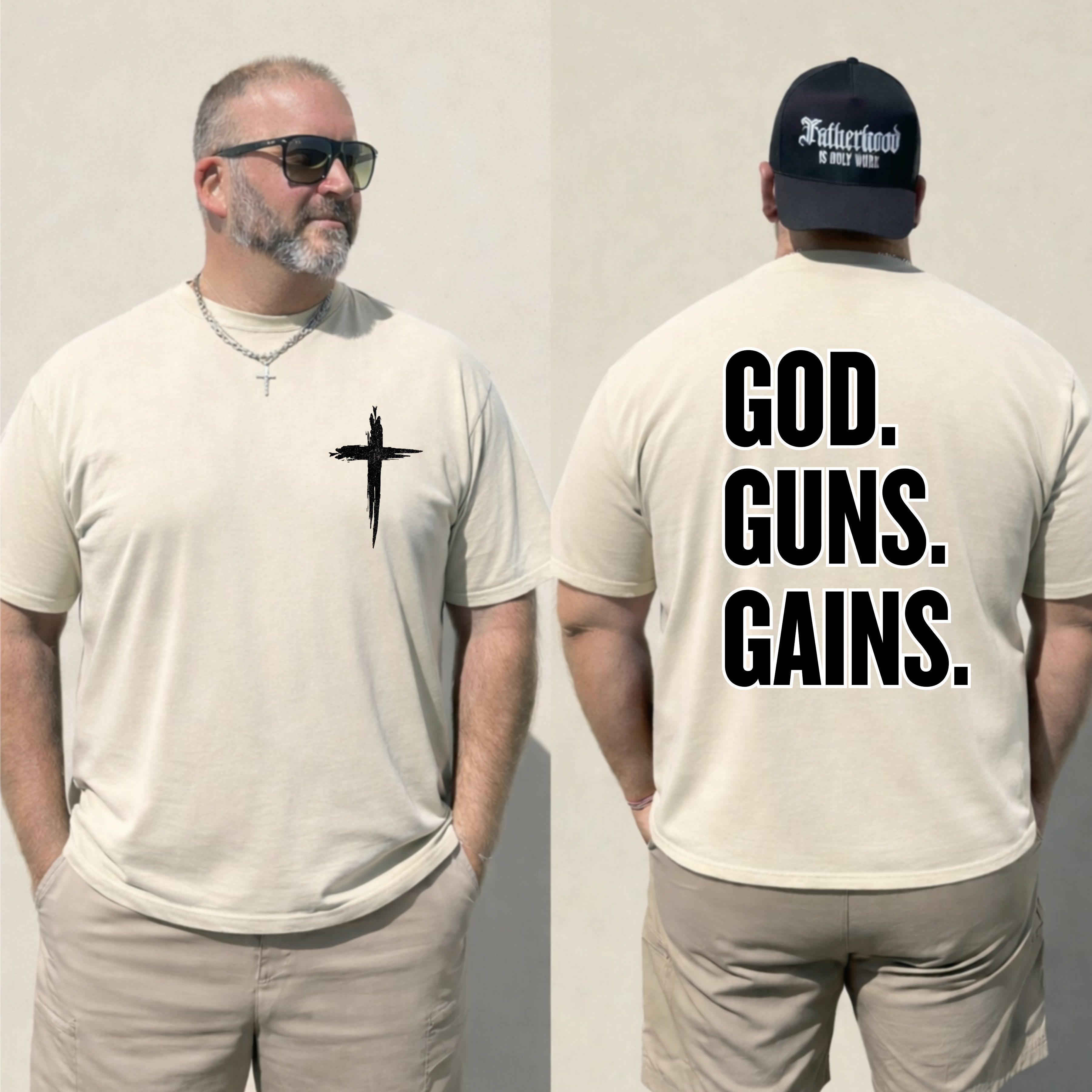 God. Guns. Gains.