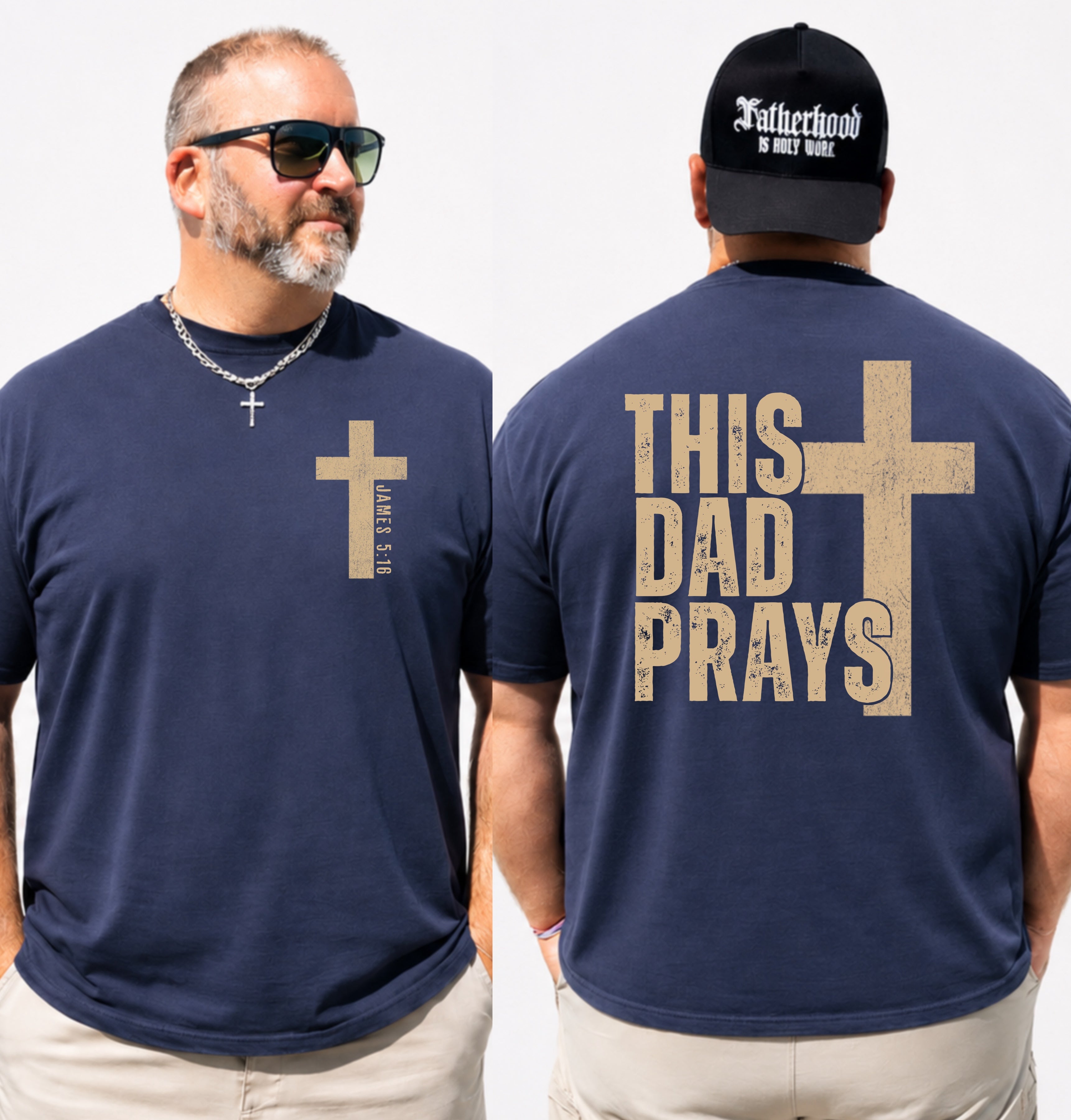 This dad prays