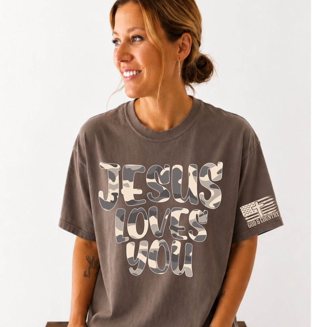 Jesus loves you *camo*