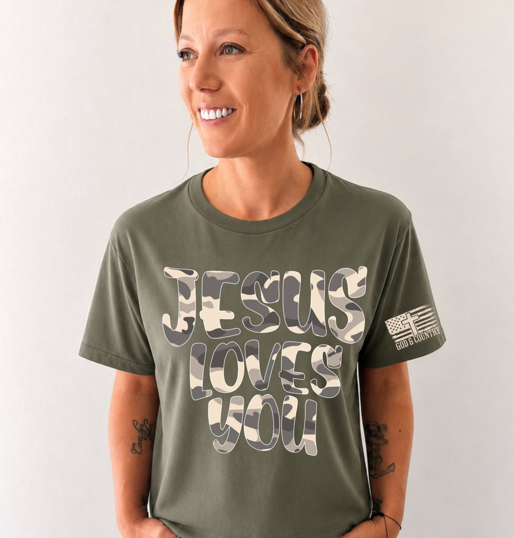Jesus loves you *camo*