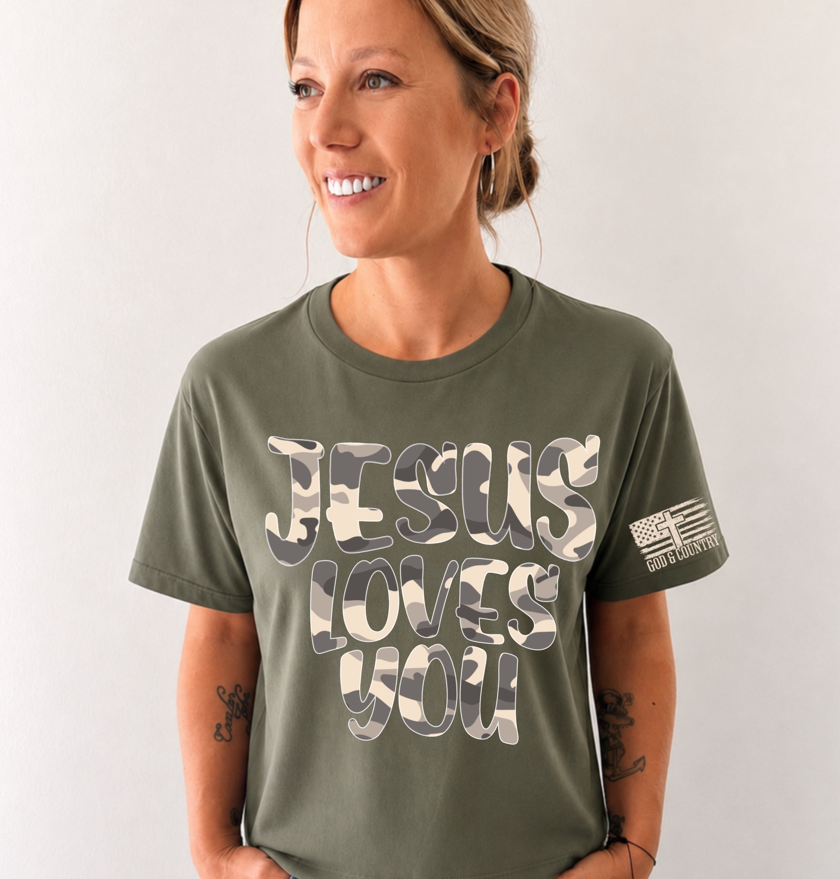 Jesus loves you *camo*