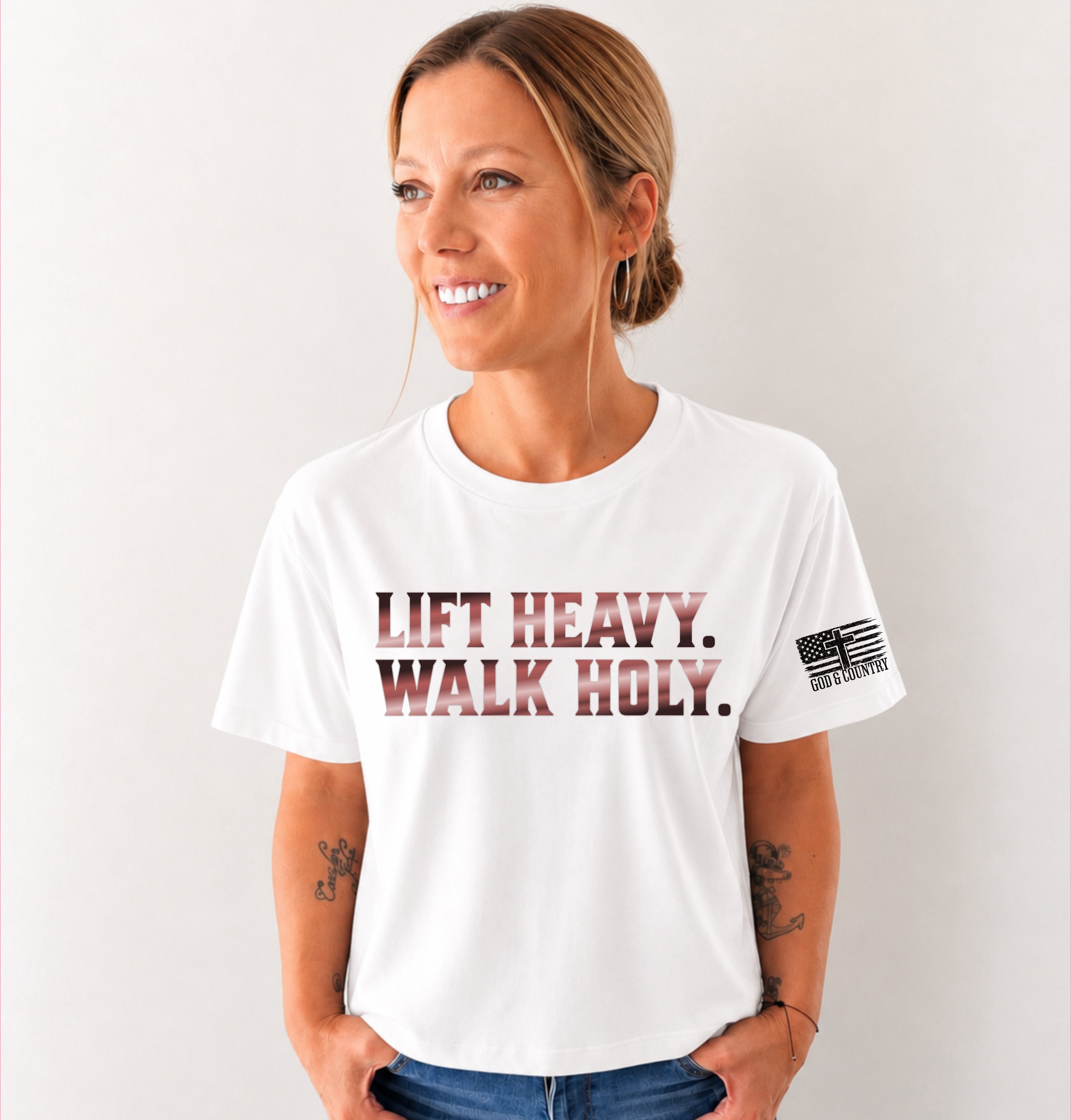 Lift heavy. Walk Holy.