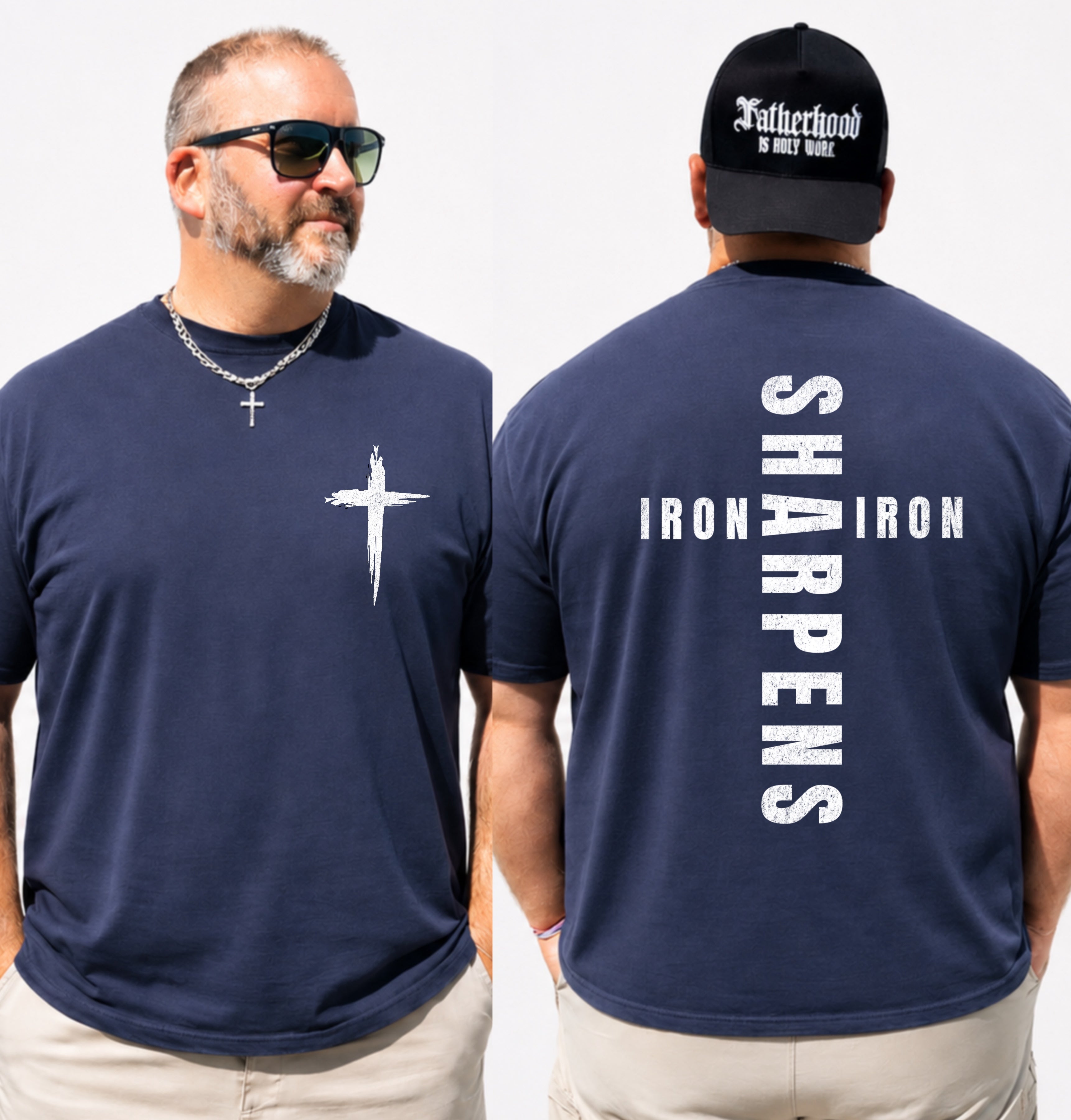 Iron sharpens iron *cross*