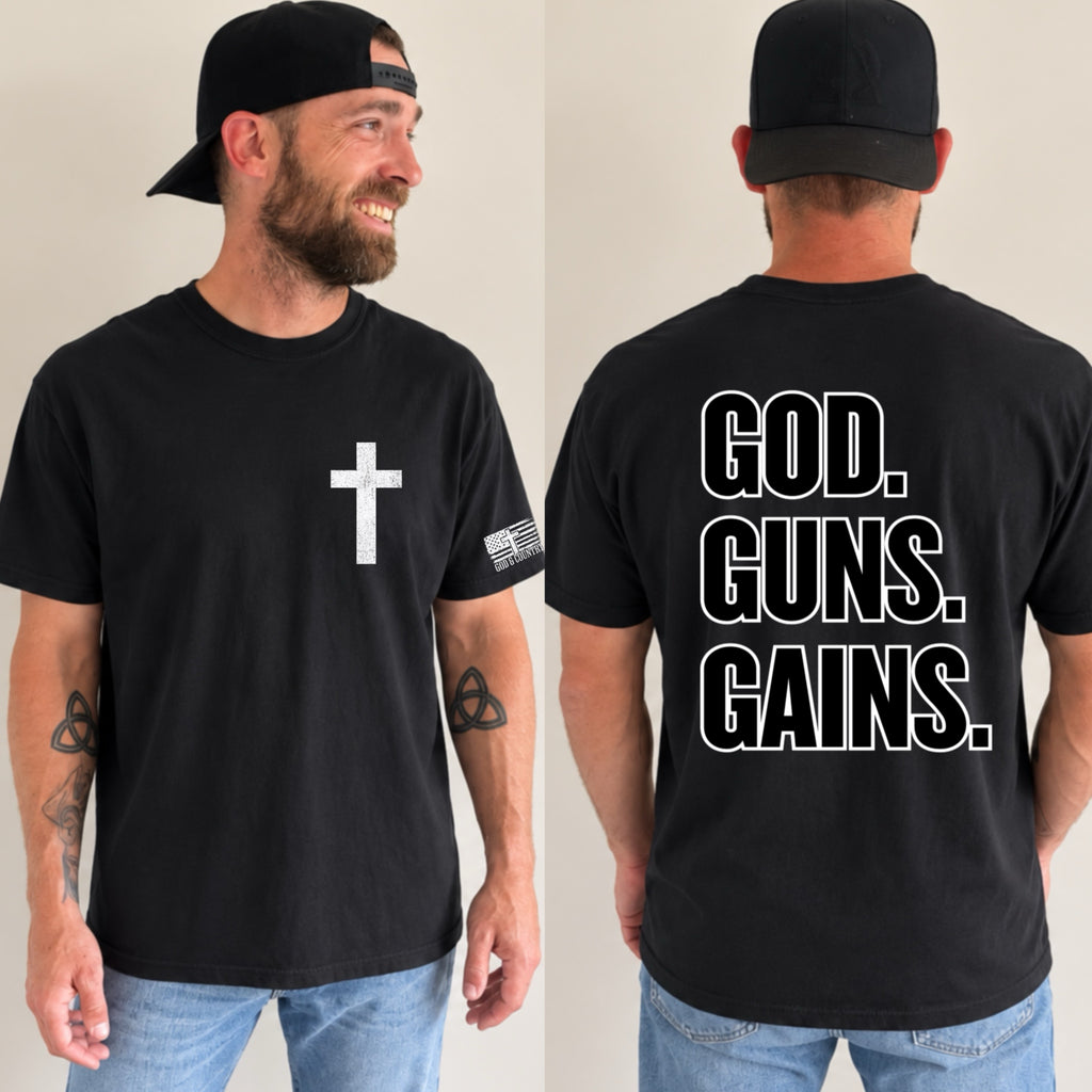 God. Guns. Gains.