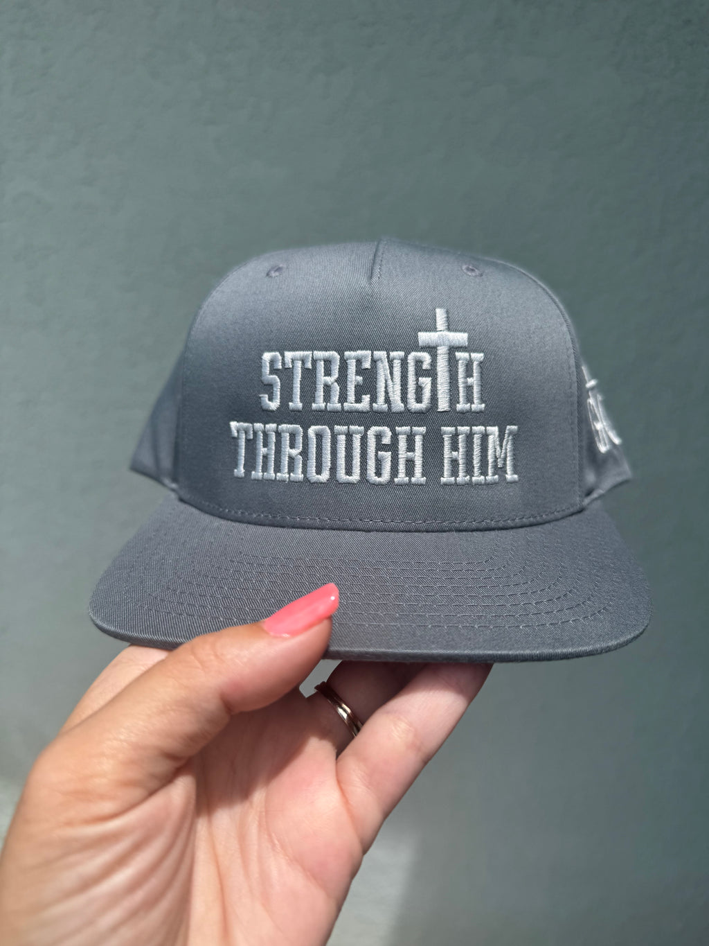 Strength through Him hat