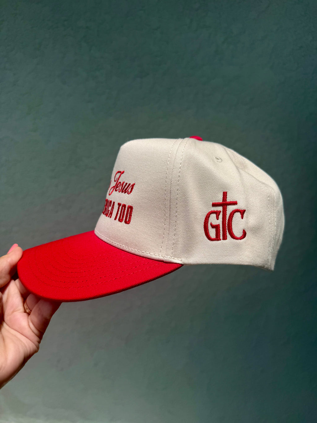 Loves Jesus & America too hat