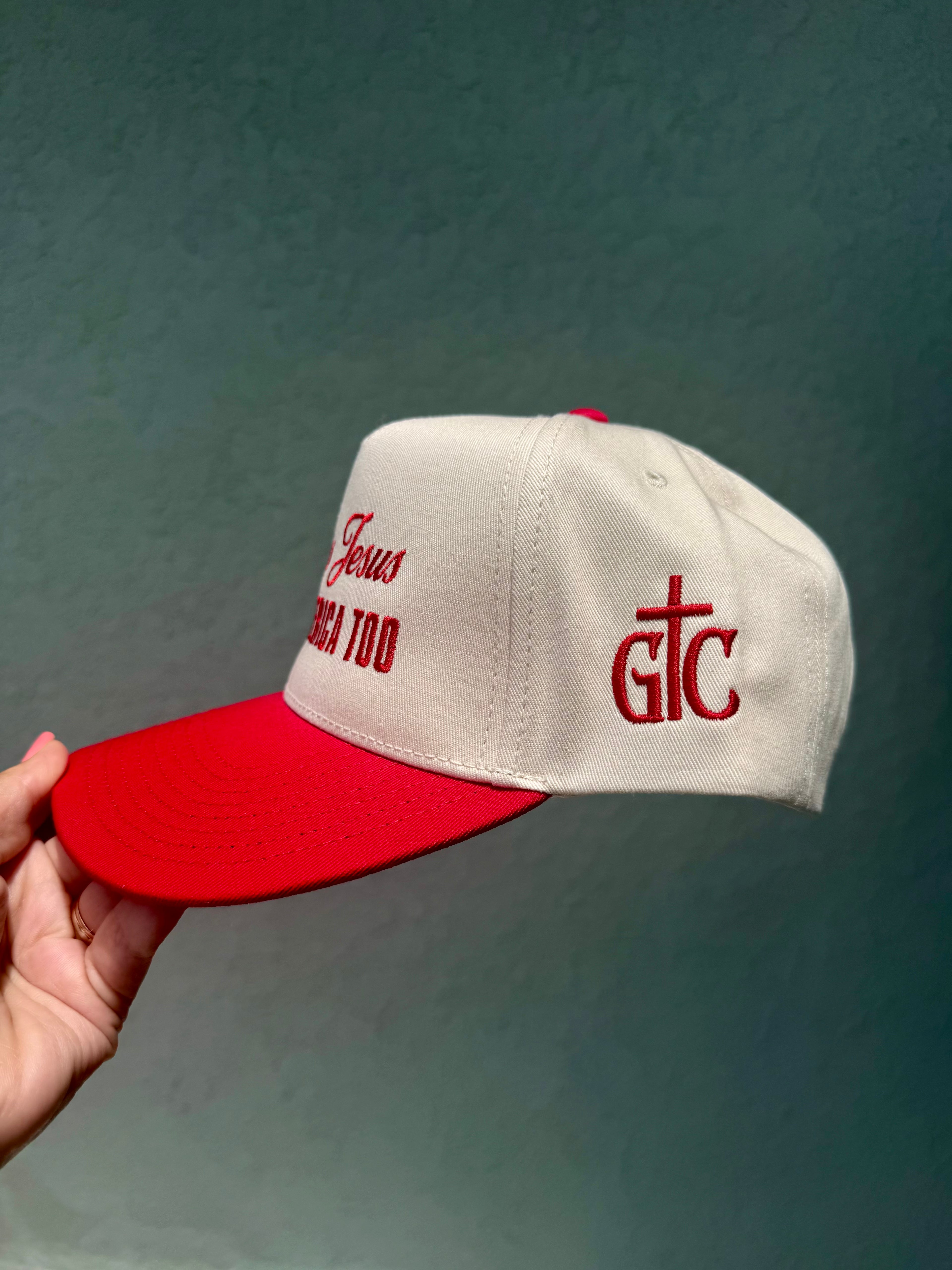 Loves Jesus & America too hat
